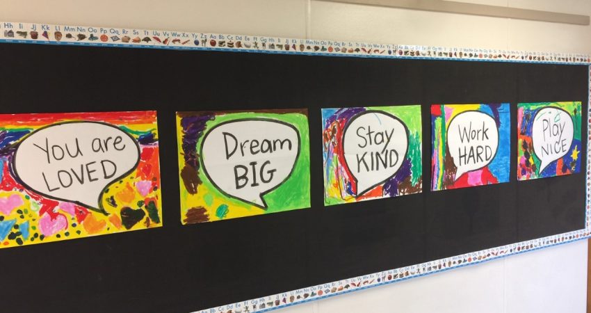 Beautiful Art and Messages from Mrs. McKeachie’s Kindergarten Class